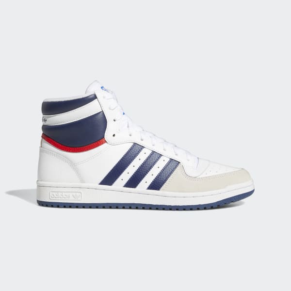 Adidas Kids Top Ten Hi Shoes Legend Ink White