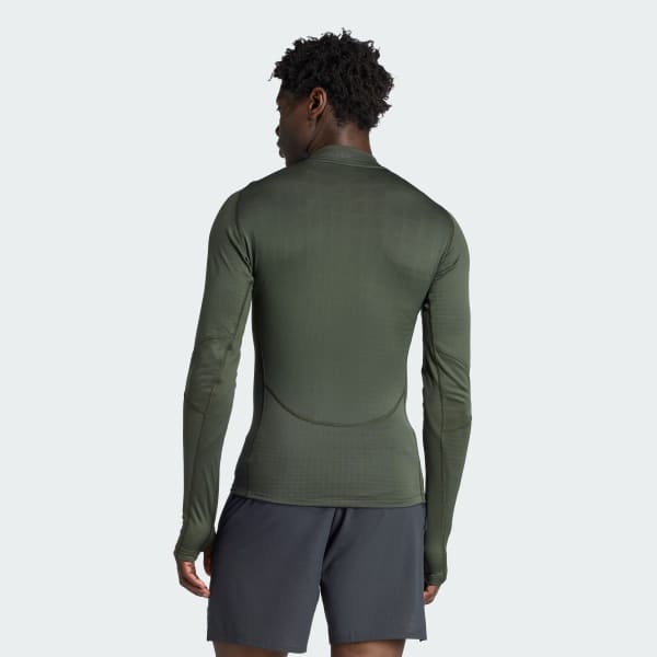 vert T-shirt de training manches longues TECHFIT COLD.RDY