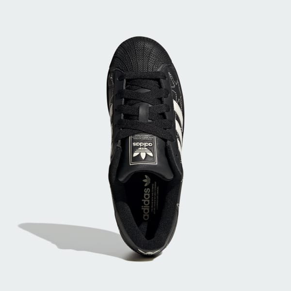 สีดำ รองเท้า SUPERSTAR II