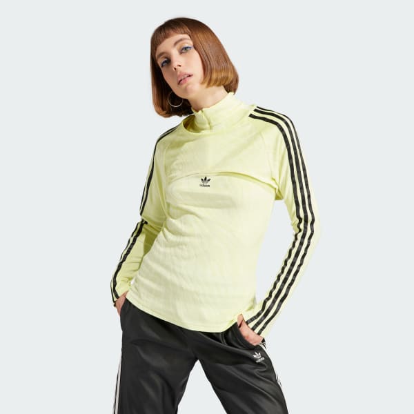 Adidas high collar long sleeve top