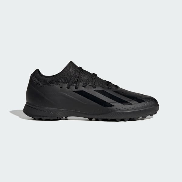 Negro Zapatos X Crazyfast.3 Césped artificial
