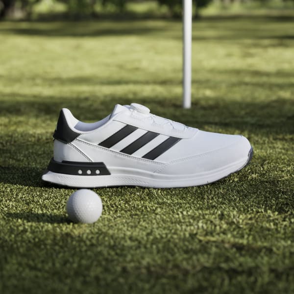 adidas S2G BOA 24 Wide Spikeless Golf Sneakers - White