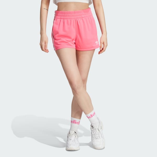 Adidas Adicolor 3-Stripes Shorts Lucid Pink 2XS Womens