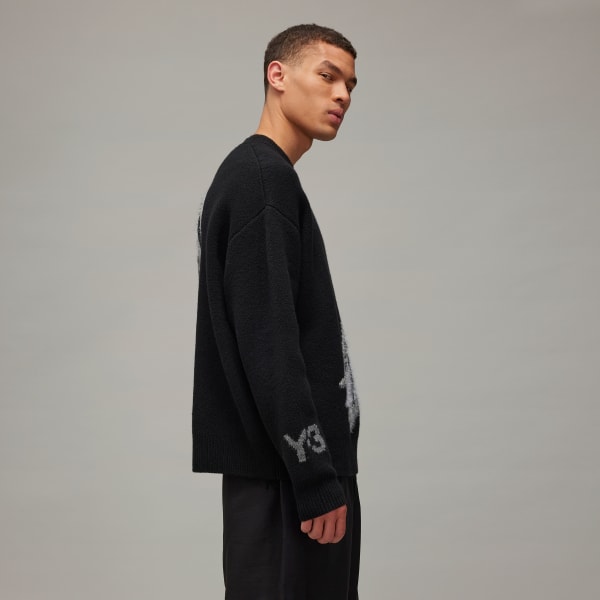 トップス Y-3 CLASSIC WINTER KNIT CREW SWEATER Y-3 - ラスト1点 / M CLASSIC MERINO BLEND KNITTED CREW