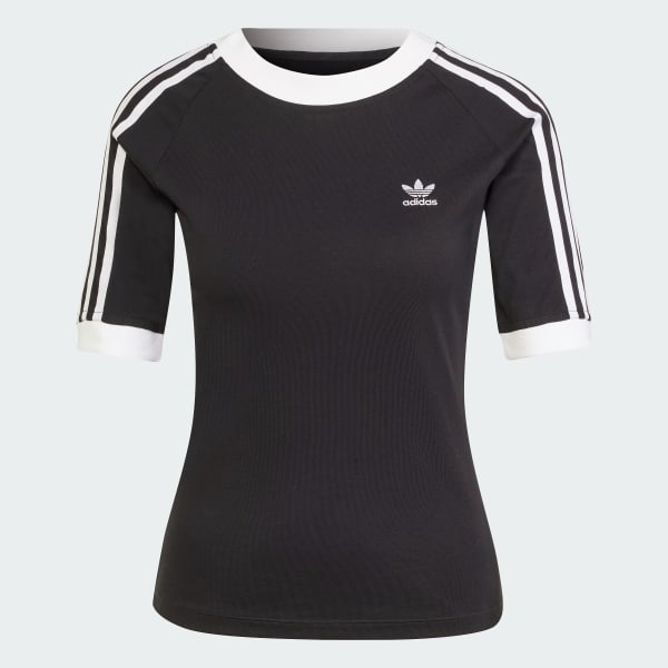 adidas ブラック Tシャツ XL ストライプ adidas（アディダス）の「adidas/アディダス Tシャツ 3ST スリー