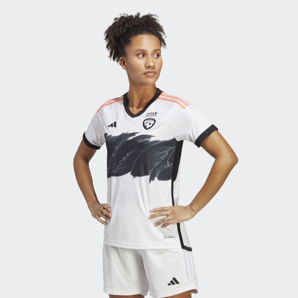 Camiseta segunda equipación femenina Letonia 23 - Blanco adidas adidas España