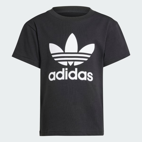 Black Adicolor Trefoil T-Shirt Kids