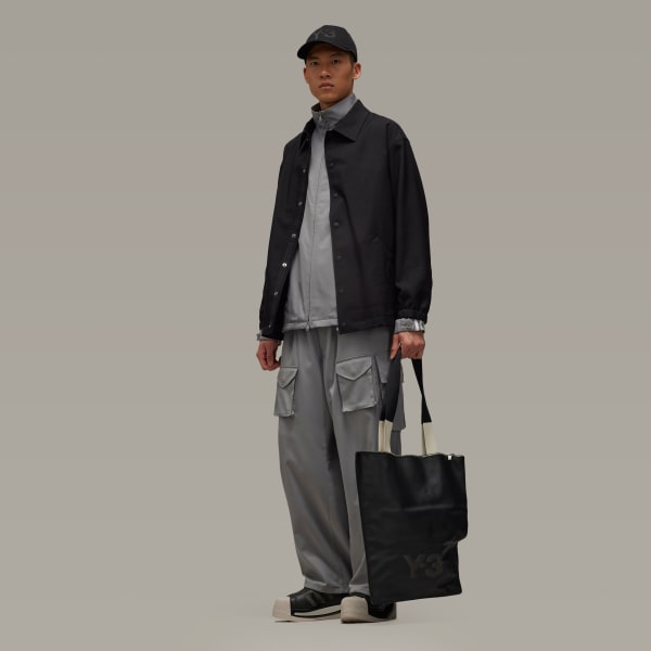 adidas Y-3 Sport Uniform 3-Stripes Jacket - Black | Free