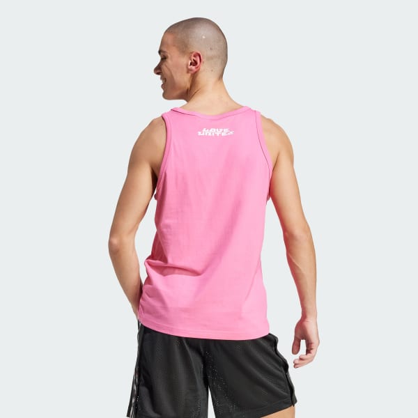Rozowy Koszulka Pride Graphic Tank