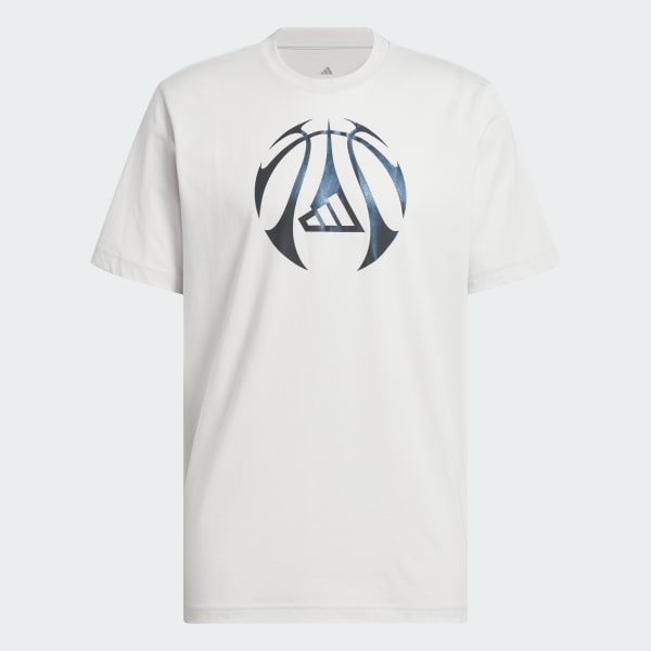 Grey Millennium Hoops Graphic T-Shirt
