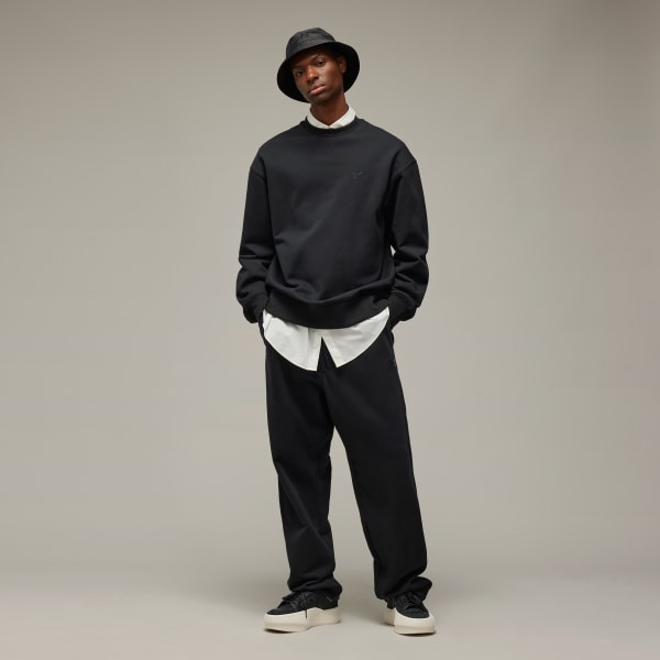 adidas Y-3 French Terry Crew Sweater - Black | Men's Lifestyle | adidas US