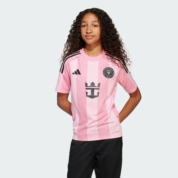 Rose Maillot Domicile Inter Miami CF 25/26 Messi Enfants