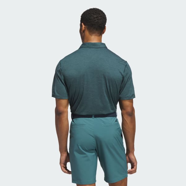 สีเขียว เสื้อโปโลผ้า Ultimate365 Elevated Twistknit