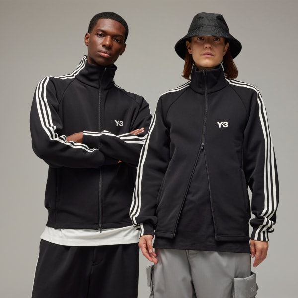 Black 3-Stripes Track Top