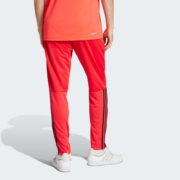 Rojo Pantalón Ajustado AEROREADY Sereno Regular Cut 3 Tiras Pierna Cónica