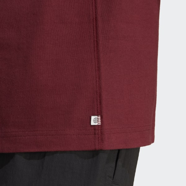 Burgundy Adicolor Contempo T-Shirt V8520