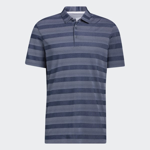 Μπλε Two-Color Striped Polo Shirt DL275