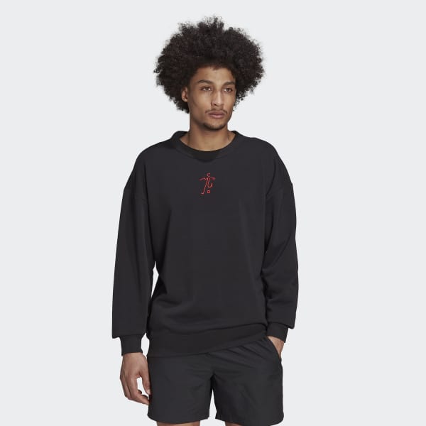 Μαύρο Manchester United Graphic Crew Sweatshirt
