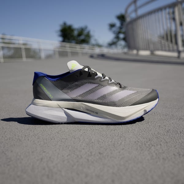 Grey Adizero Boston 12 Shoes