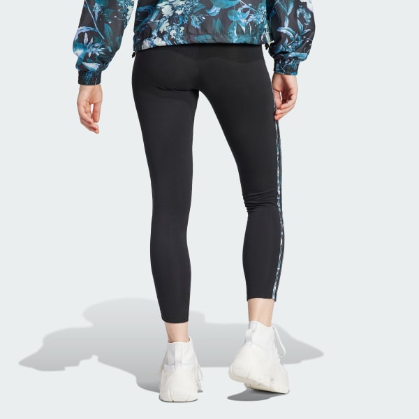 adidas - Women - Floral Tights - Black – Nohble