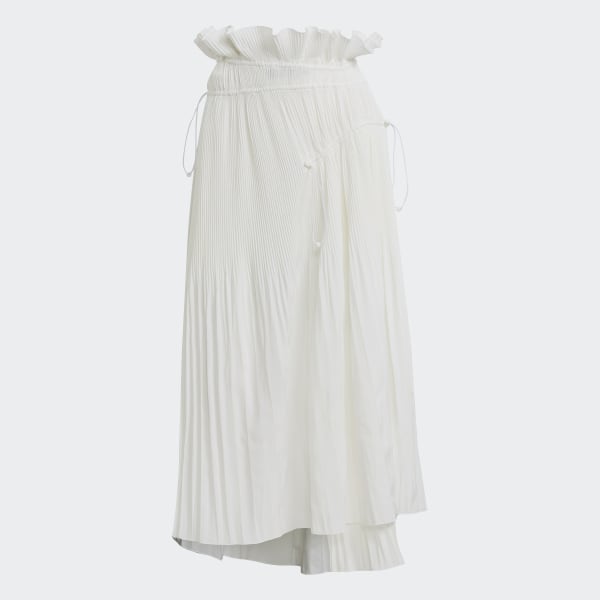 White Y-3 CH2 Pleated Skirt