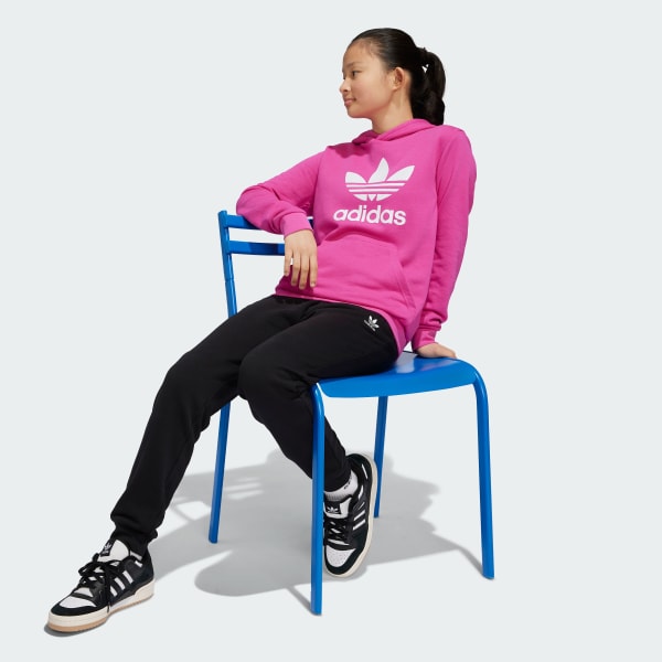 Rosa Buzo con Capucha Trifolio Niños