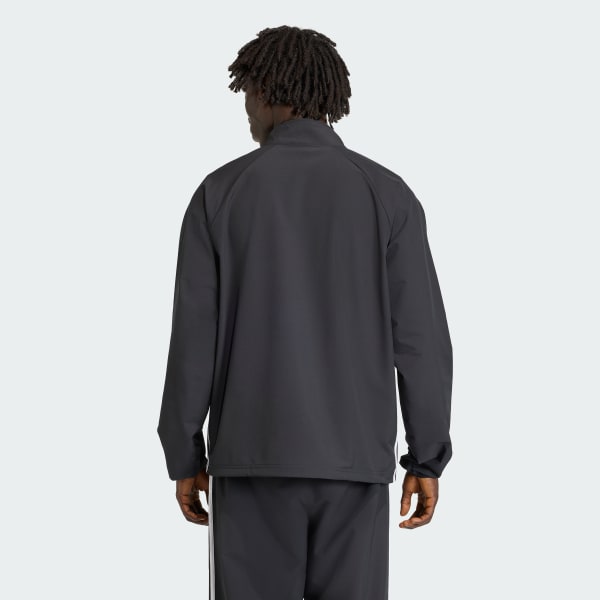 Zwart adidas Adicolor Woven Drill Jack