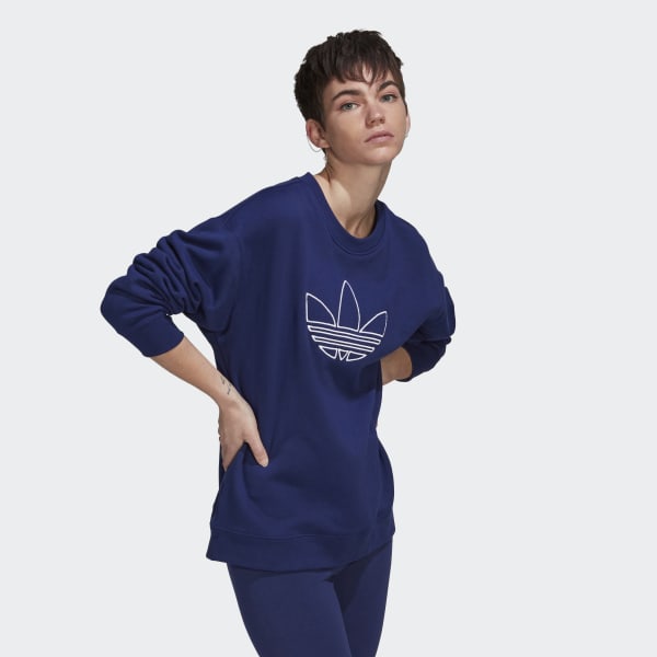 Azul Oversized Crew Sweatshirt GE908