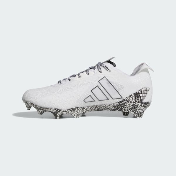 Adizero Electric Cleats BLK/WHT 26.5　O adidas Men's Adizero Impact Spark TPU Mid Football Cleats