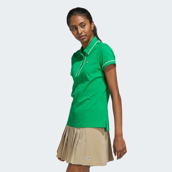 สีเขียว เสื้อโปโล Originals Twistknit Trefoil