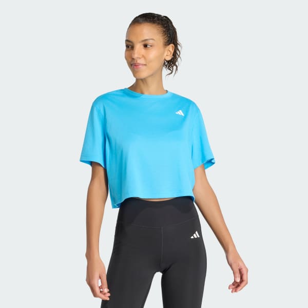 Azul Camiseta Treino Boxy Essentials