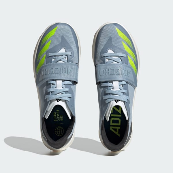 Blauw Adizero TJ/PV Track and Field Lightstrike Schoenen