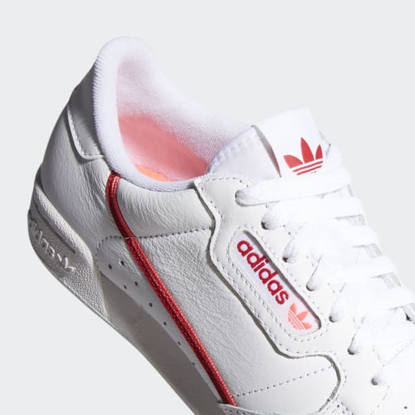 adidas continental 80 scarlet red