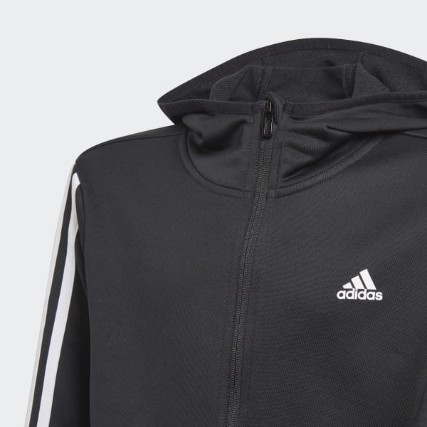 Nero Felpa con cappuccio Designed 2 Move 3-Stripes