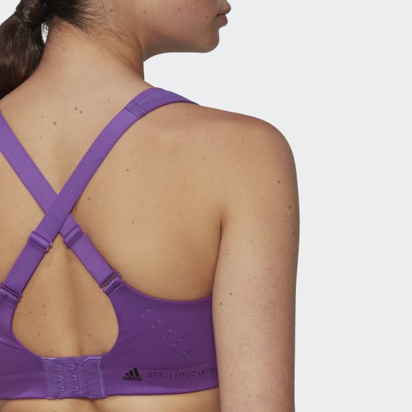 Roxo Sutiã de Sustentação Elevada TruePace adidas by Stella McCartney