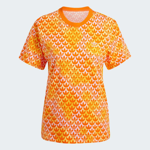 adidas Trefoil Monogram T Shirt Rosa adidas Deutschland