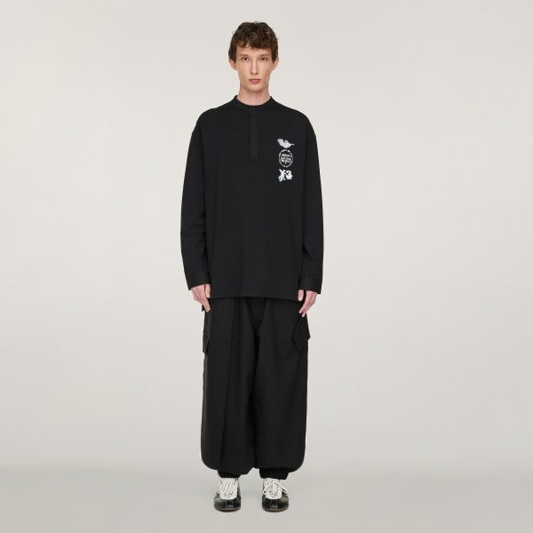 Zwart Y-3 Sport Uniform Cuffed Cargobroek