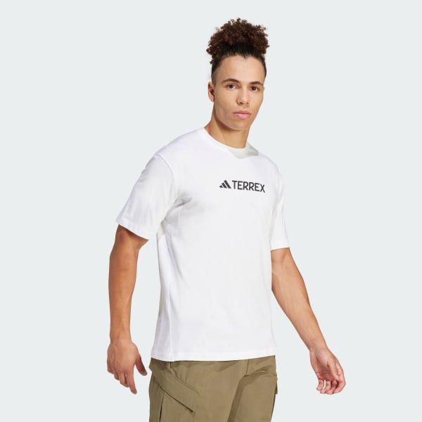 White Terrex Classic Logo Tee