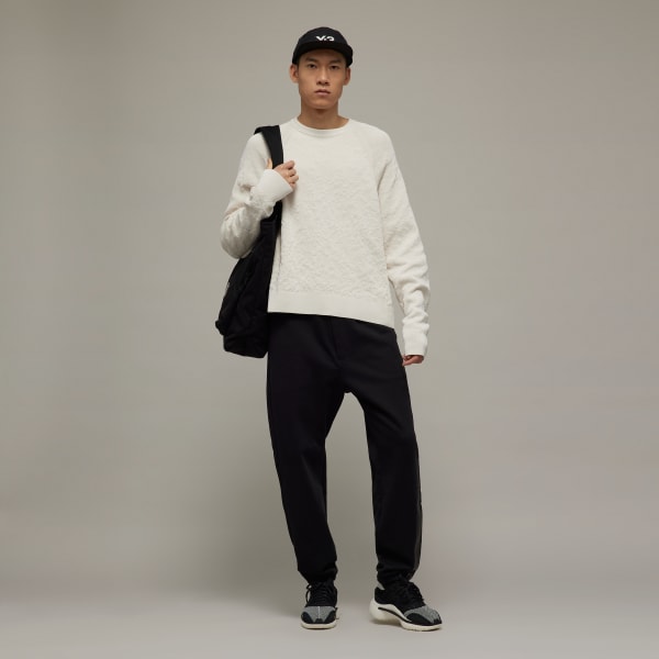 bílá Svetr Y-3 Knit Crew