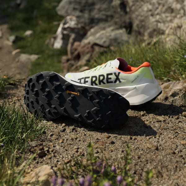 White Terrex Agravic TT Trail Running Shoes