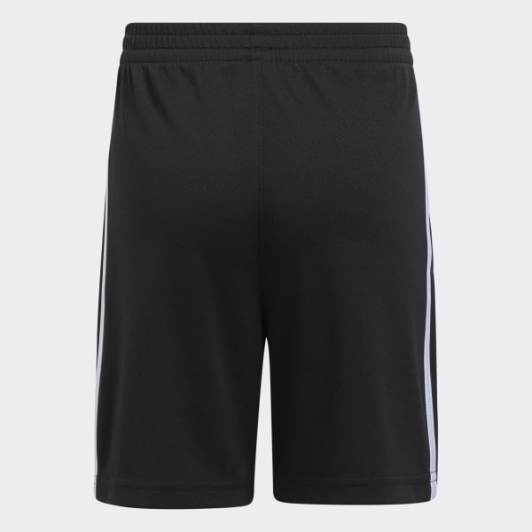 adidas Training plus 3 stripe side panel legging shorts in black