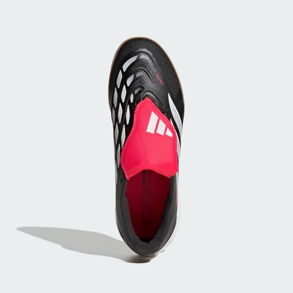 Svart Predator League Fold-Over Tongue Indoor Fotballsko