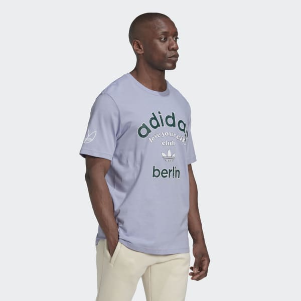 Paars Berlin Collegiate City T-shirt BWA23