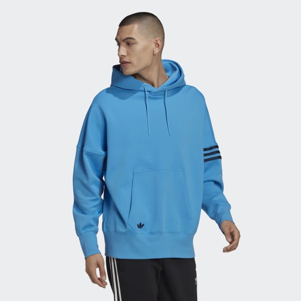 Azul Polera con Capucha Adicolor Neuclassics BZ905