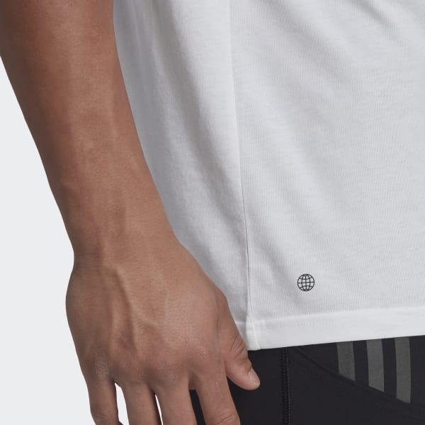 Bianco T-shirt da ciclismo Graphic QF197