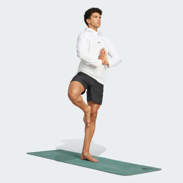 ホワイト ヨガ トレーニング フード付きスウェットシャツ