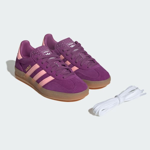 adidas Gazelle Indoor Shoes Kids - Purple | Free Shipping with