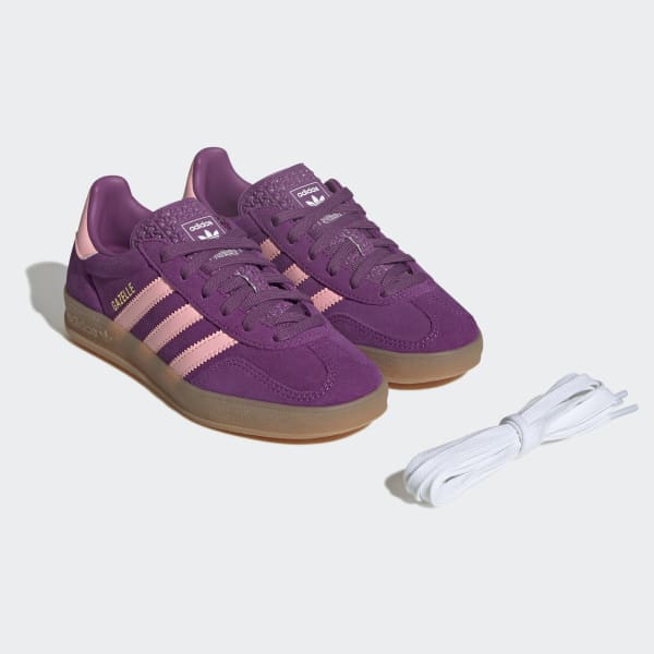 adidas Gazelle Indoor Shoes Kids - Purple | Free Shipping with