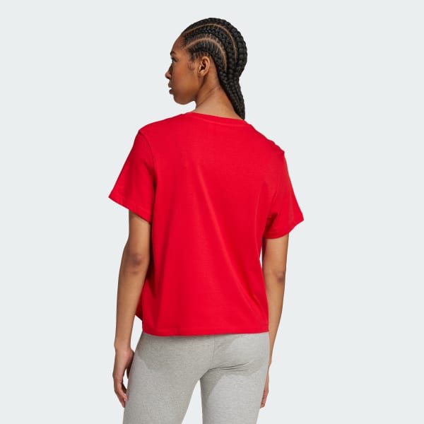 Red Adicolor Trefoil Boxy Tee