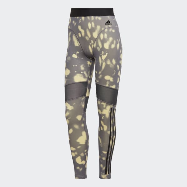 Yellow Hyperglam Printed 7/8 Leggings